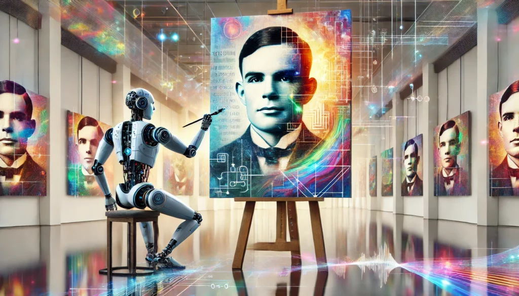 AI Turing Portrait